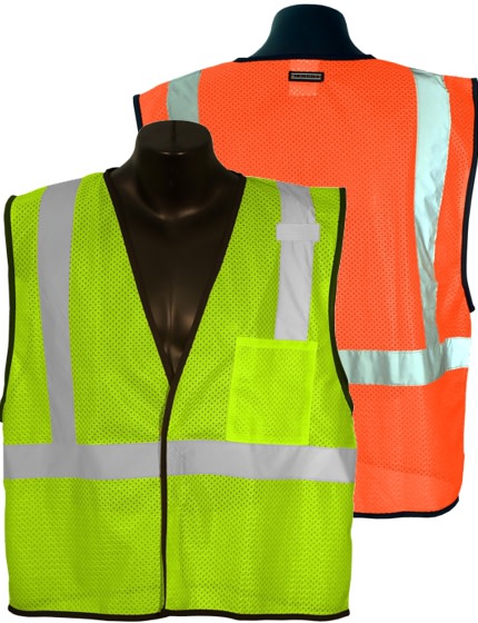Yellow High Vis Reflective Vest Signs, SKU: OW-0009