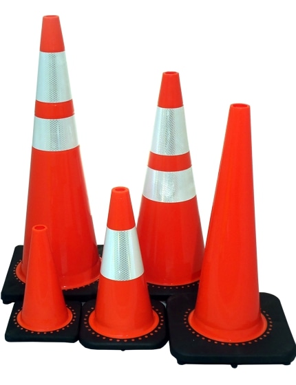 Pop-Up Cones - 28, Lighted