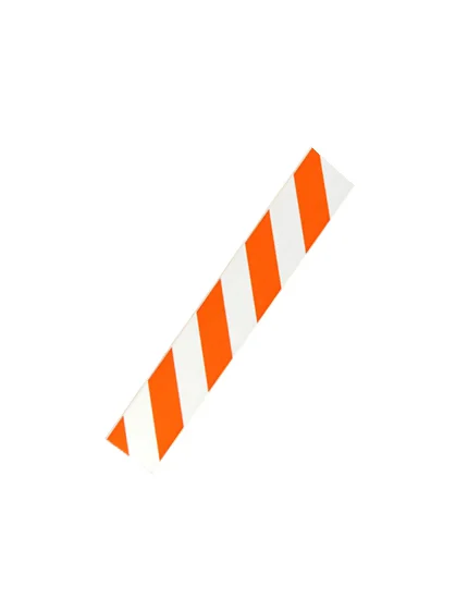 4\u0027 Plastic Rail with High Intensity (HI) Reflective Sheeting on one (1) side