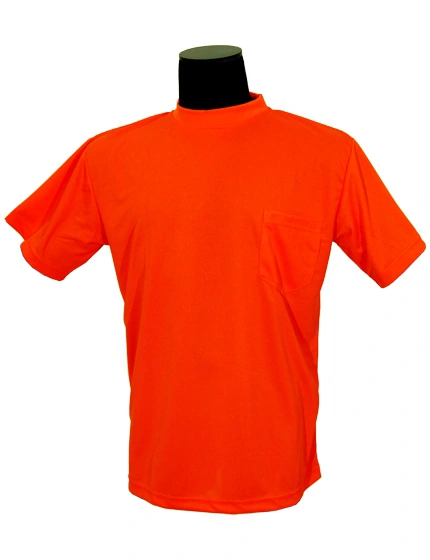 Orange High Visibility Microfiber T-Shirt