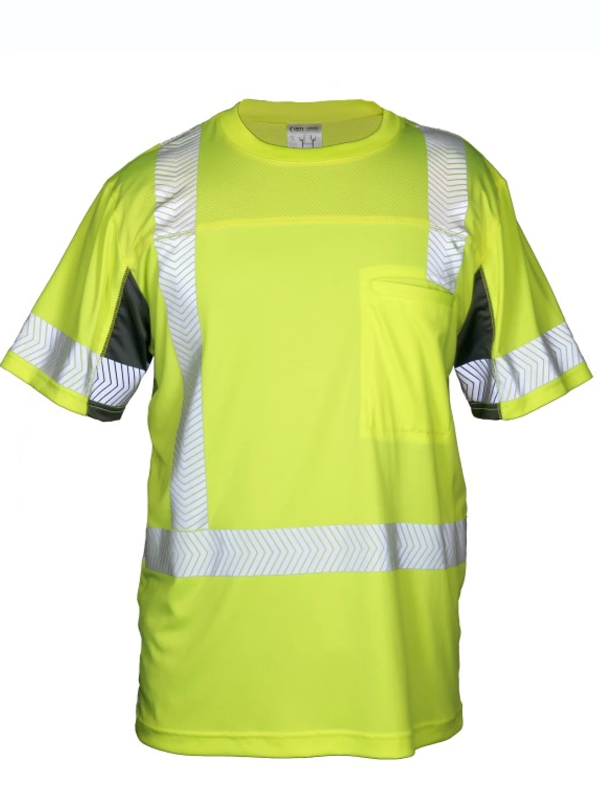 kishigo premium black cool touch class 3 t shirt large