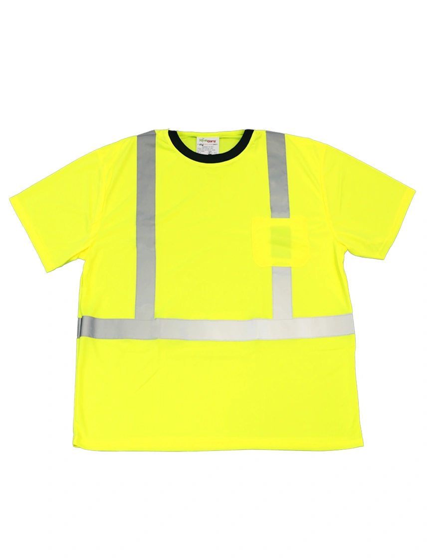 liberty safety moisture wicking hi vis t shirt class 2 xl