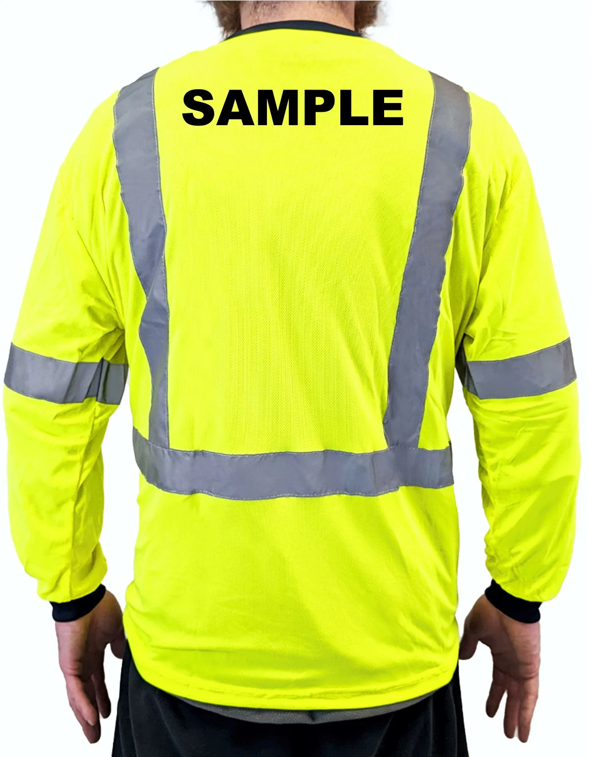Liberty™ Moisture Wicking Lime Long Sleeve Class 2 T-Shirt