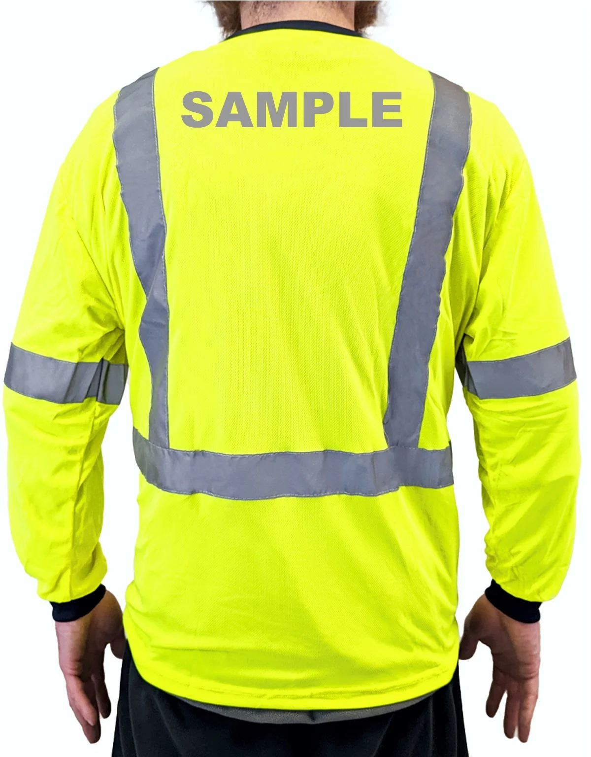 Liberty™ Moisture Wicking Lime Long Sleeve Class 2 T-Shirt