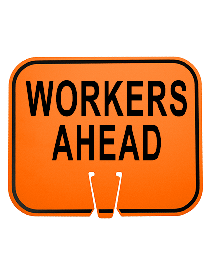 Horizontal, Reflective, Clip-On-Sign