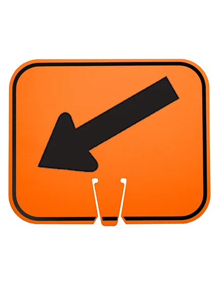 Horizontal, Reflective, Clip-On-Sign