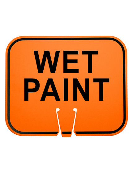 Horizontal, Reflective, Clip-On-Sign