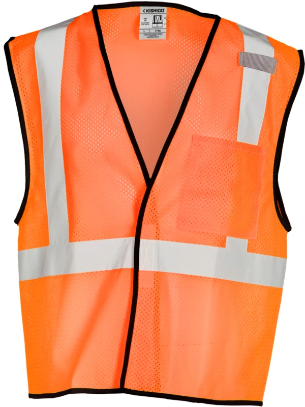 Orange Mesh, Class 2 Vest, Size 4XL-5XL