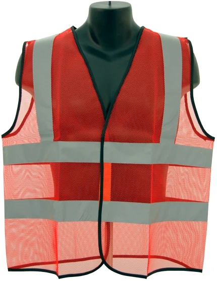Super Saver Orange Mesh Vest