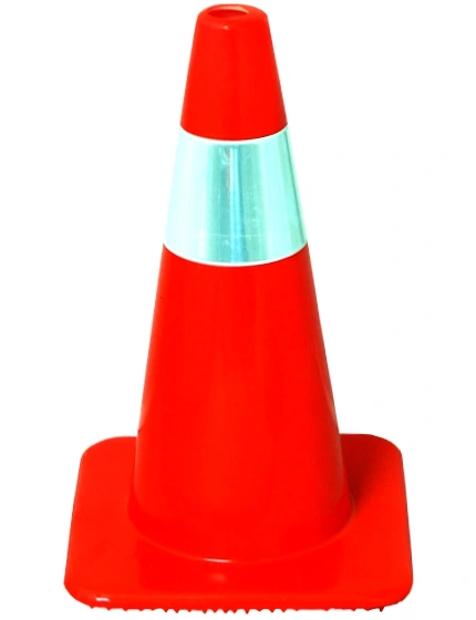 18\" Traffic Cones - Solid Orange