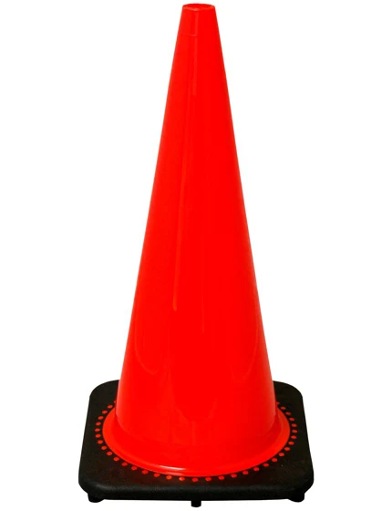 28\" Traffic Cones - JBC Black Base