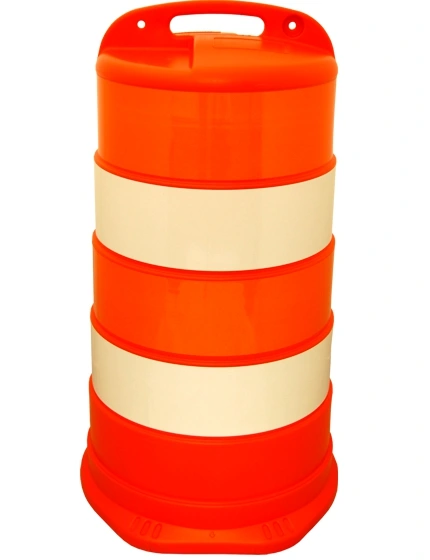 36\" Tall Channelizer Drum w/Four (4) 6\" Engineer Grade Reflective Stripes (No Base)