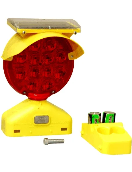 Economy Solar Assist Type B Flasher, Red