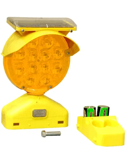 Economy Solar Assist Type B Flasher, Yellow