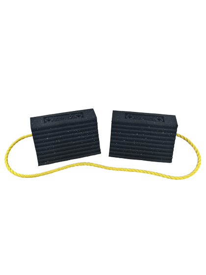 10\" Long x 6\" Tall Rubber Wheel Chocks for General Aviation Aircraft