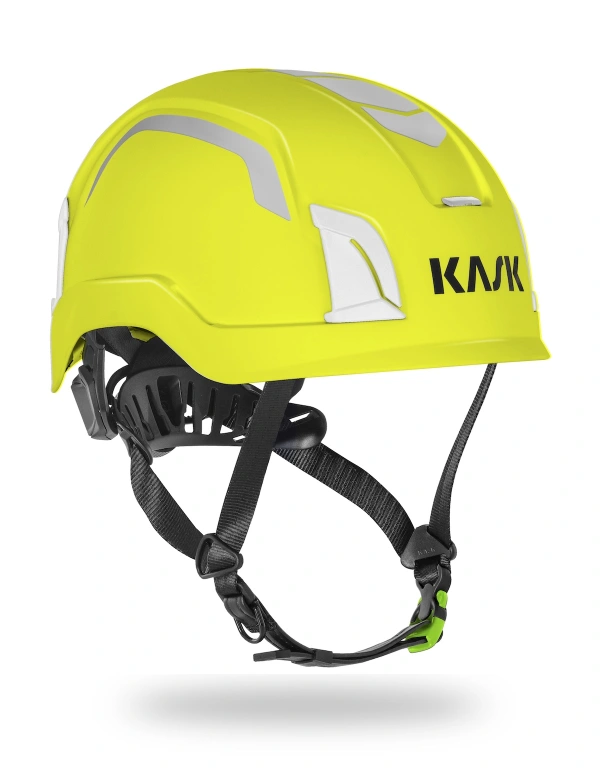 Kask Zenith X2 HI VIZ Helmet - Lime with Reflectors