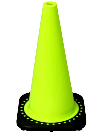 Lime 18\" Black Base Cone