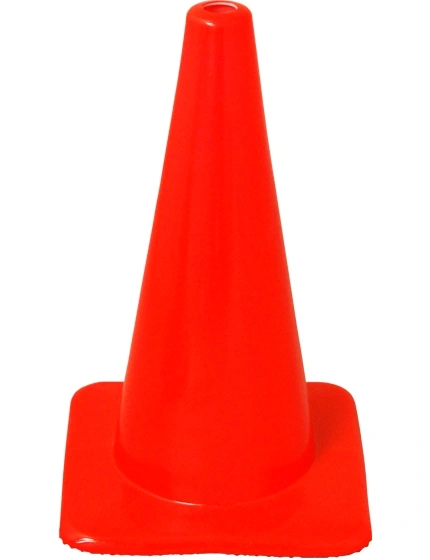 Orange 18\" Flow Molded Traffic Cone