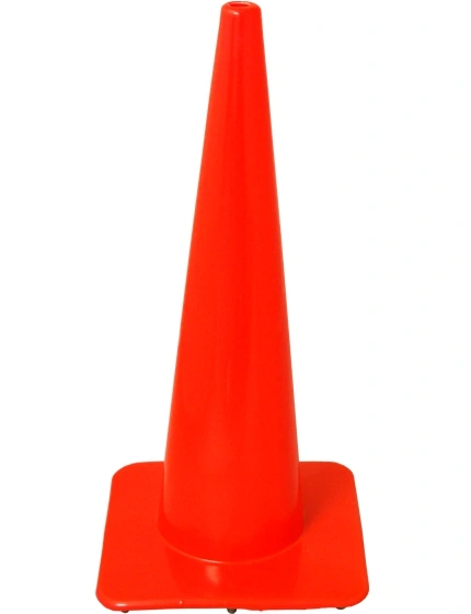 Orange, 28\", 5.0 Lb., Flow Molded Traffic Cone