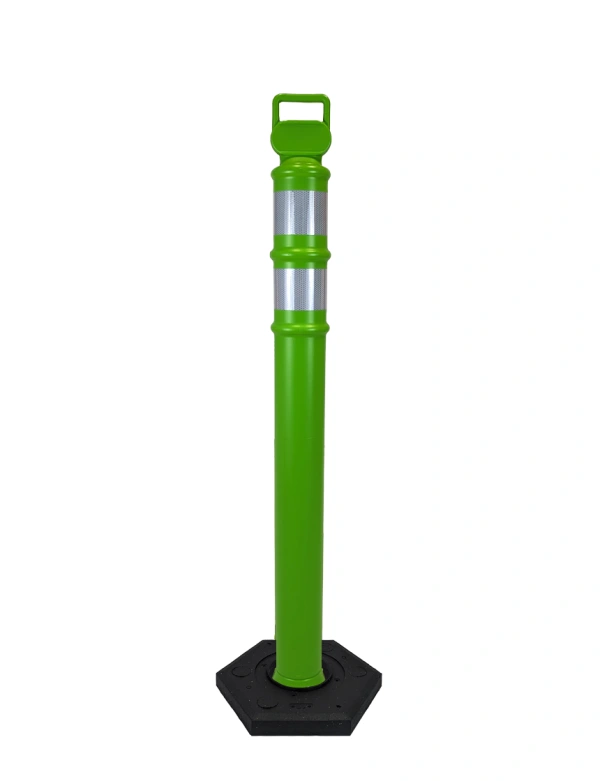 45\" Lime Ez-Grab Delineator Tubes