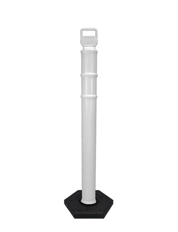 45\" White Ez-Grab Delineator Tubes