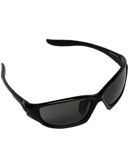Z87+ Safety Sunglasses (full frame contemporary, gloss-black frame, gray anti-fog lens)