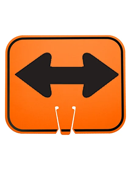 Horizontal, Reflective, Clip-On-Sign