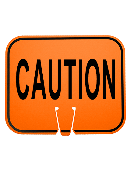 Horizontal, Reflective, Clip-On-Sign