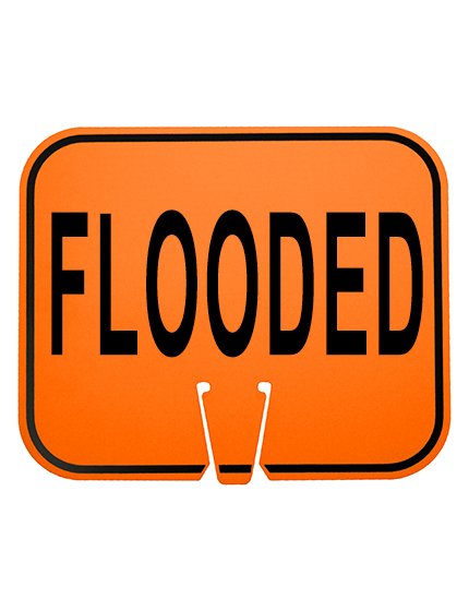 Horizontal, Reflective, Clip-On-Sign