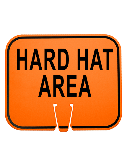 Horizontal, Reflective, Clip-On-Sign