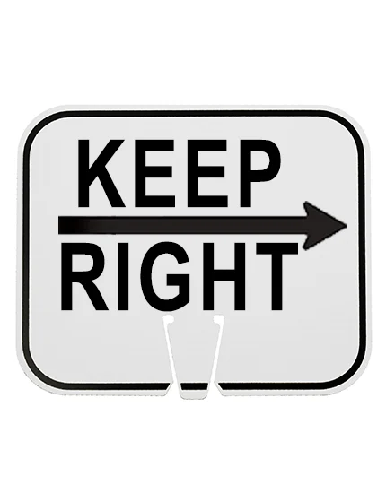 Horizontal, Non-Reflective, Clip-On-Sign