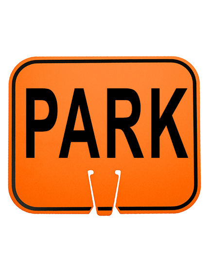 Horizontal, Reflective, Clip-On-Sign