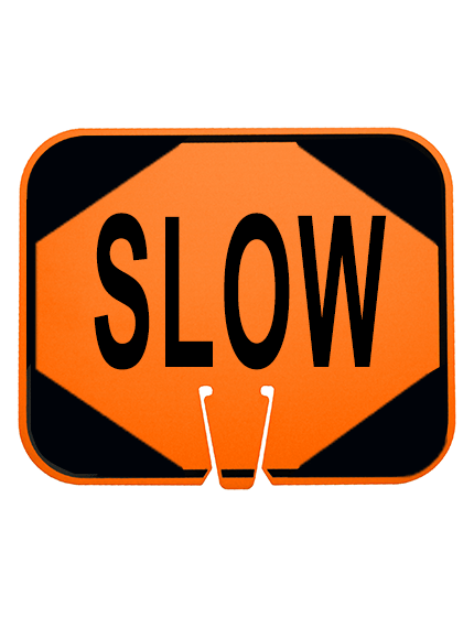 Horizontal, Reflective, Clip-On-Sign