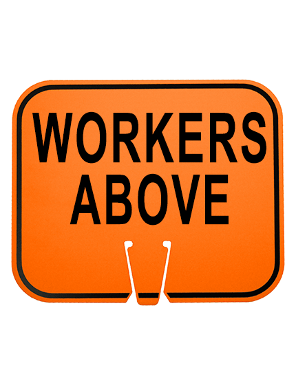 Horizontal, Reflective, Clip-On-Sign