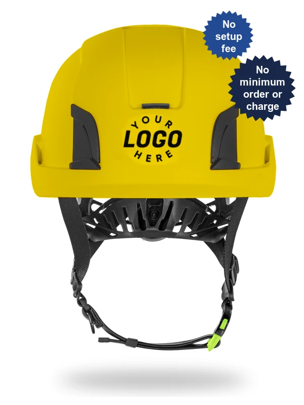 Yellow Kask Zenith X2 Helmet with Custom Helmet Decal