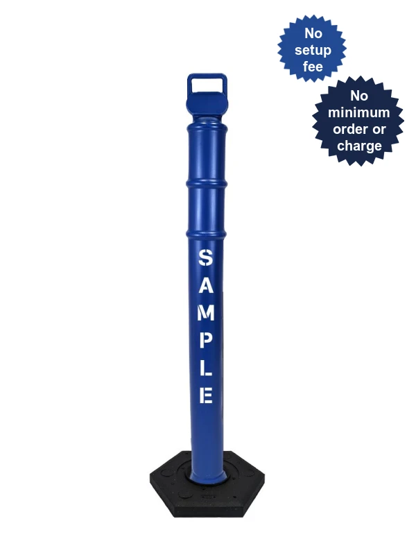45\" Blue Ez-Grab Delineator Tubes