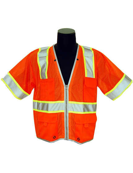ORANGE Brilliant Class 3 Vest