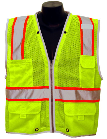 ANSI Class 2 Engineer/Inspector Safety Vest 