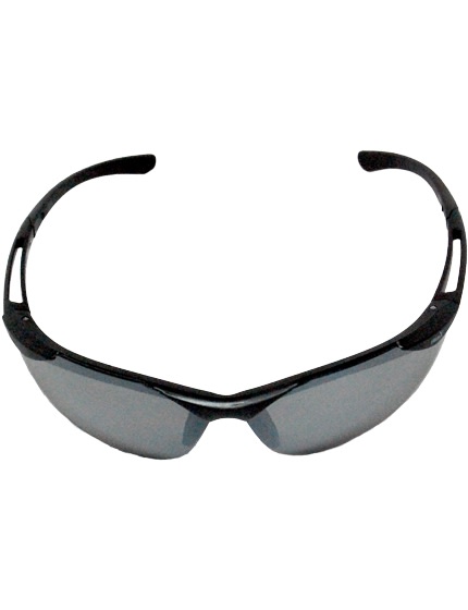 Matte Black Mirror Safety Sunglasses