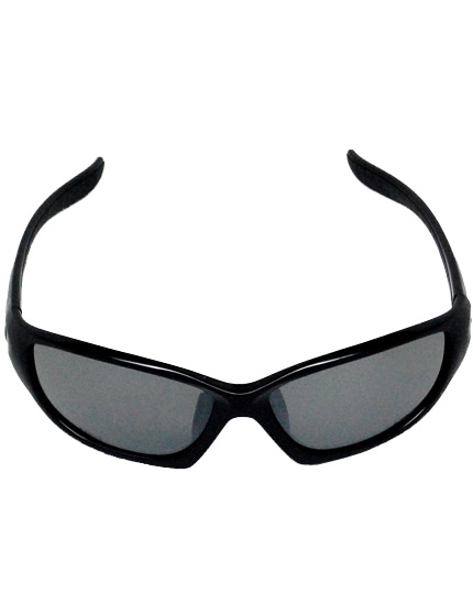 Black Frame Gray Mirror Safety Glasses