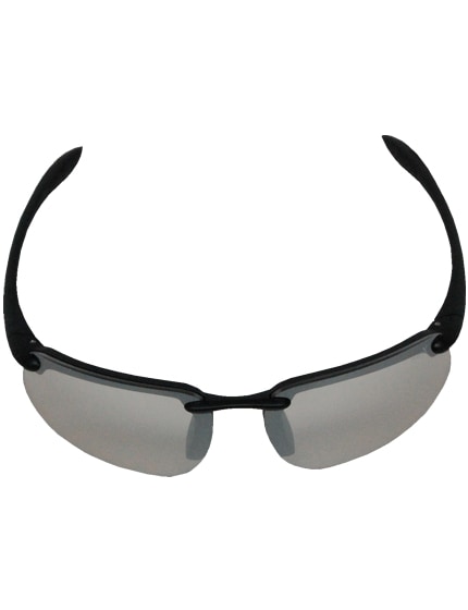 Matte Black Mirror Safety Sunglasses