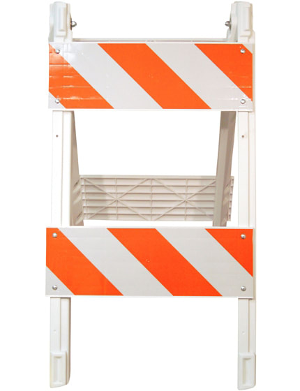 Portable Type I - Type II Plastic Barricades